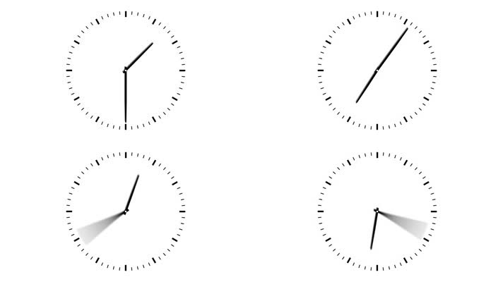 【原创】钟表快速转动-无缝循环