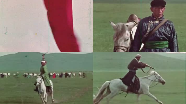 内蒙古民兵武装加强骑兵巡逻训练 