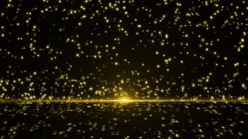 4K-金色粒子下落01