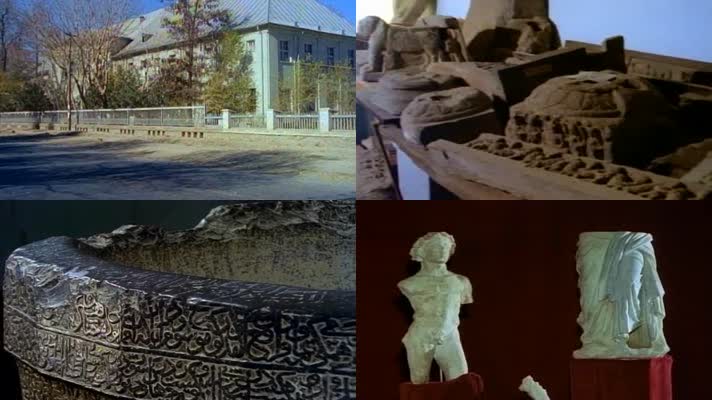 阿富汗国家博物馆馆藏文物雕刻佛像神像