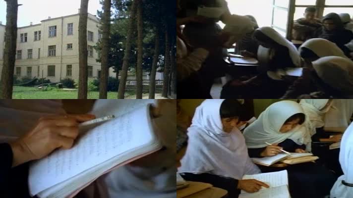 阿富汗推动妇女识字消除文盲学校