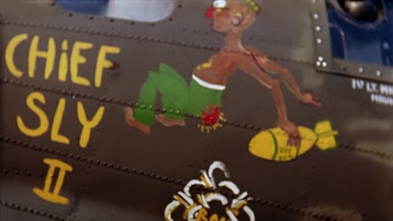 美国空军波音B-17轰炸机飞行堡垒 机身涂鸦 美国空军波音B-17轰炸机飞行堡垒 机身涂鸦