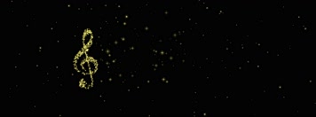 音乐音符粒子背景02