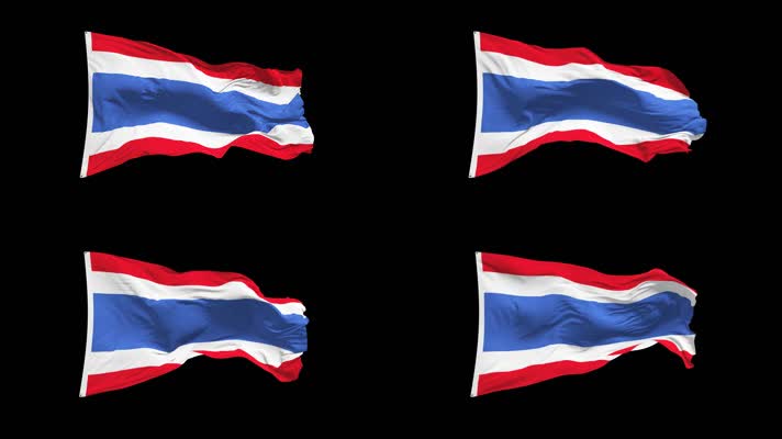 泰国国旗Alpha Channel
