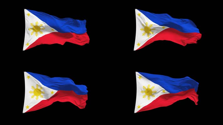 菲律宾国旗Alpha Channel