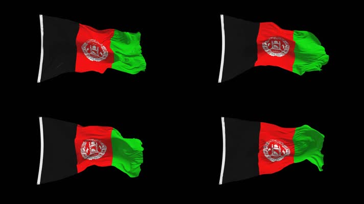 阿富汗国旗Alpha Channel