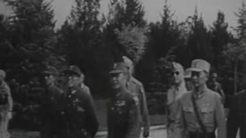 抗日战争胜利南京祭奠中山陵扫墓