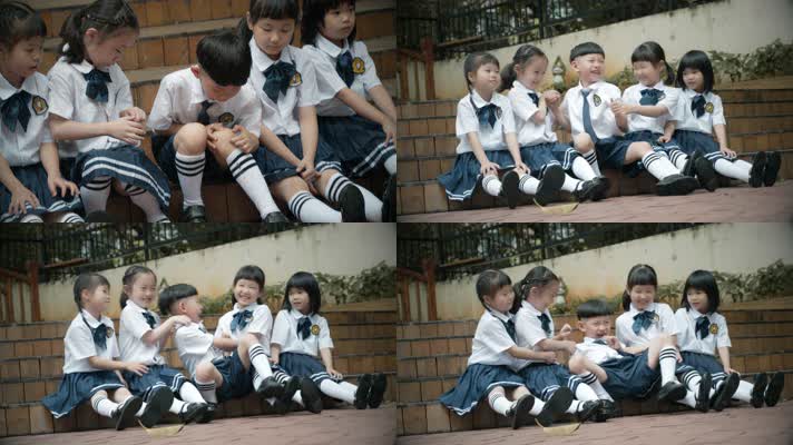 小男孩小女孩小伙伴小同学 六一儿童节