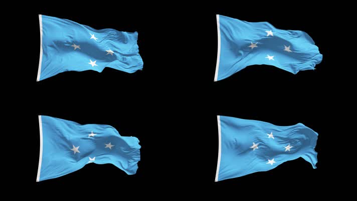 密克罗尼西亚联邦国旗Alpha Chan