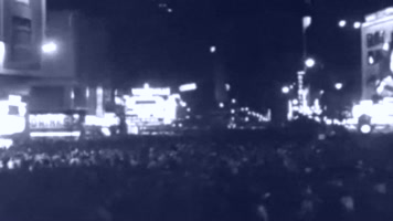 抗日战争胜利日本战败投降群众欢庆烟花庆典