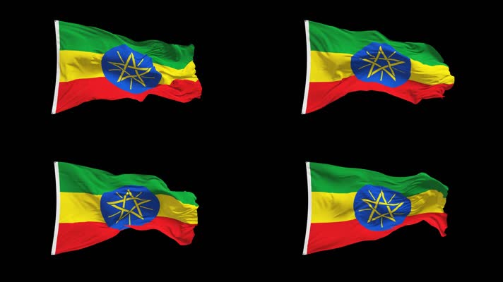 埃塞俄比亚国旗Alpha Channel