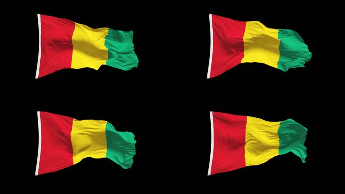 几内亚国旗Alpha Channel