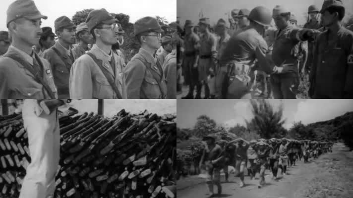 抗日战争胜利香港解放日军受降仪式
