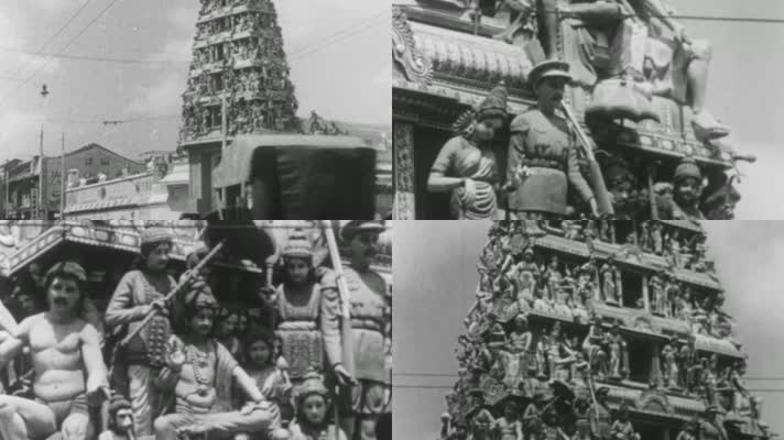 20年代宗教印度教寺庙庙宇石刻