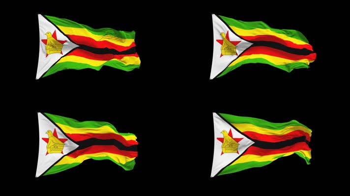 津巴布韦国旗Alpha Channel