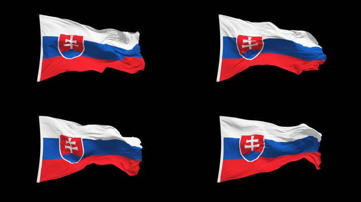 斯洛伐克国旗Alpha Channel