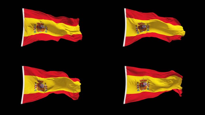 西班牙国旗Alpha Channel