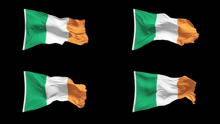 爱尔兰国旗Alpha Channel