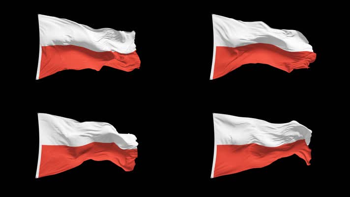 波兰国旗Alpha Channel