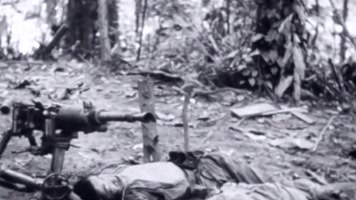 抗日战争胜利日军战败部队士兵投降