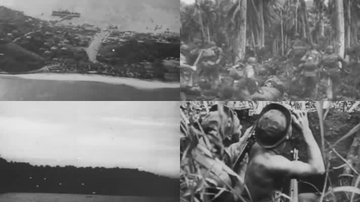 美军登陆瓜达尔卡纳尔瓜岛战役瞭望台行动