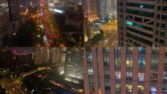 上海市浦东新区外滩陆家嘴商业区高楼大厦摩