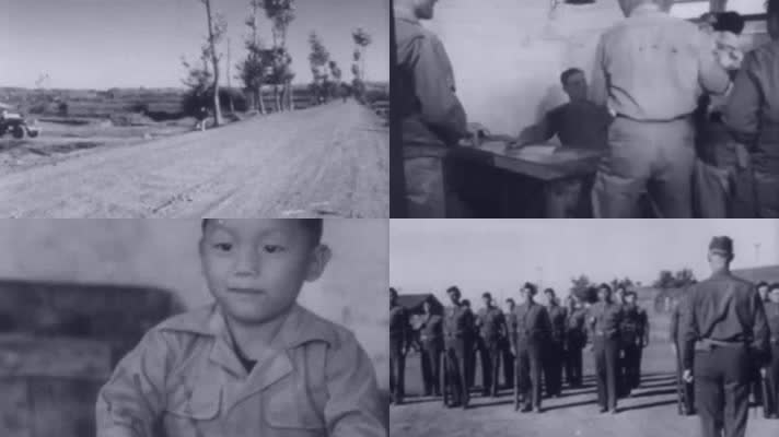 抗日战争中美关系士兵收养中国孤儿
