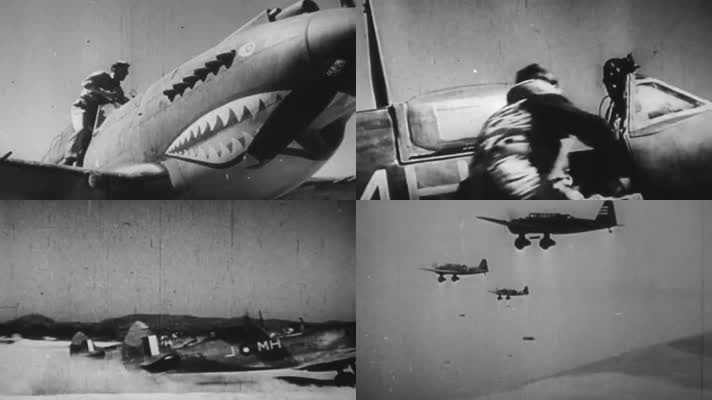 美国志愿援华航空队飞虎队战斗机飞行员