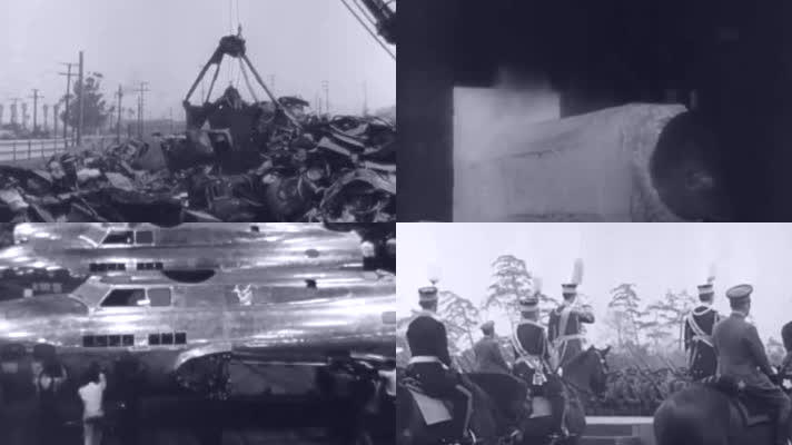 日本军国主义军工生产钢铁冶炼炮弹