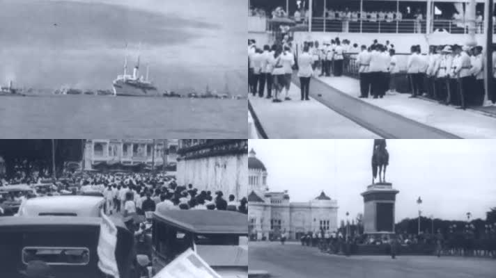 20年代泰国国王拉玛八世阿南塔玛希敦庆典
