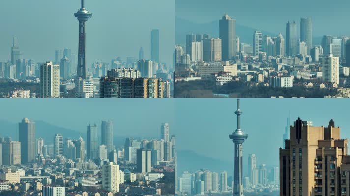 长焦下的雾霾南京