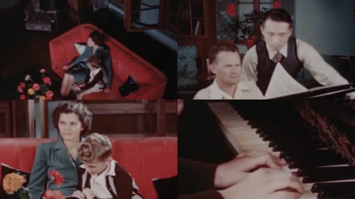 30年代中西方文化交流官僚买办资本家弹钢琴