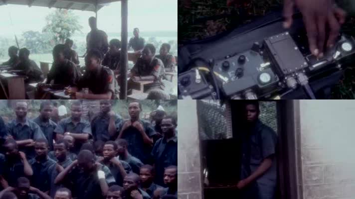 非洲战乱尼日利亚内战新兵军官军事训练营