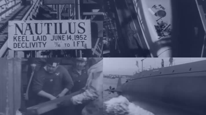 鹦鹉螺号世界第一艘核动力潜艇下水首航