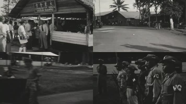 50年代英国殖民地马来西亚柔佛州民族独立