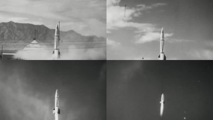 美国缴获V2火箭新墨西哥州测试航空航天