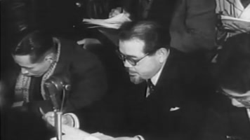 40年代民国政府新闻发布会记者记录拍照