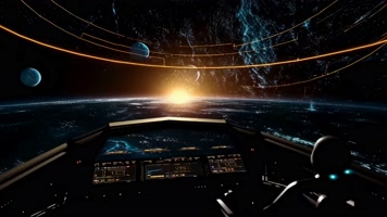 4k时空穿梭宇宙飞船驾驶创意素材(非真实) 4k时空穿梭宇宙飞船驾驶创意素材(非真实)