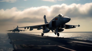 4k战斗机起飞降落夕阳唯美创意素材 4k战斗机起飞降落夕阳唯美创意素材