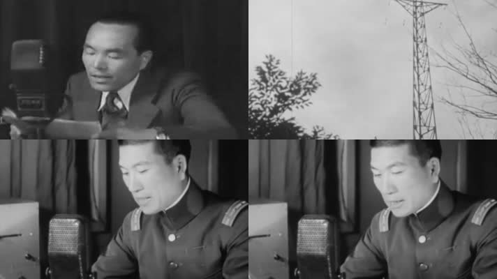 日本投降劝降宣传广播播音文化输出侵略