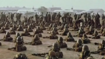 60年代三八线北朝鲜韩国军事分界线哨兵站岗