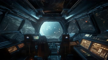 4k时空穿梭宇宙飞船驾驶创意素材(非真实) 4k时空穿梭宇宙飞船驾驶创意素材(非真实)