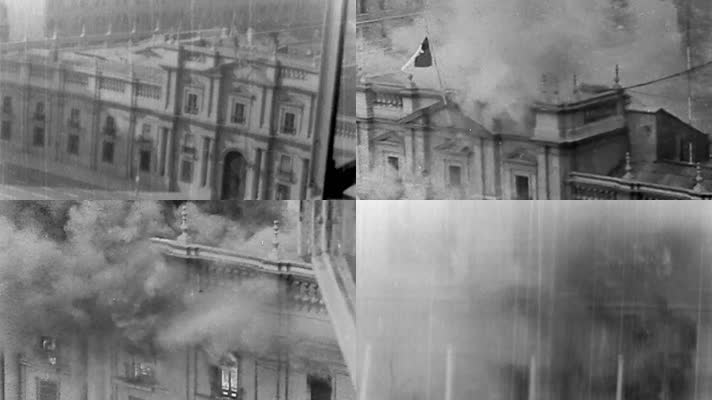 1973年智利军事政变战斗机轰炸攻占总统府