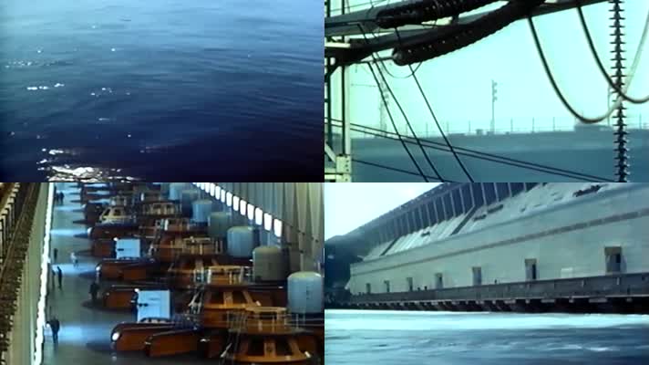 苏联俄罗斯西伯利亚叶尼塞河航运枢纽工程