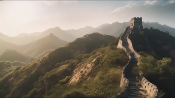 62.4k万里长城 云海延时 创意唯美