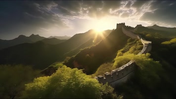 48.4k万里长城 云海延时 创意唯美