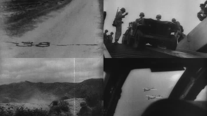 朝鲜战争抗美援朝爆发美军飞机坦克仁川登陆