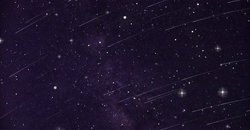 4k蓝色银河流星星空循环 星空背景 宇宙