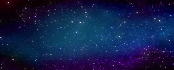 4k蓝色银河流星星空循环 星空背景 宇宙