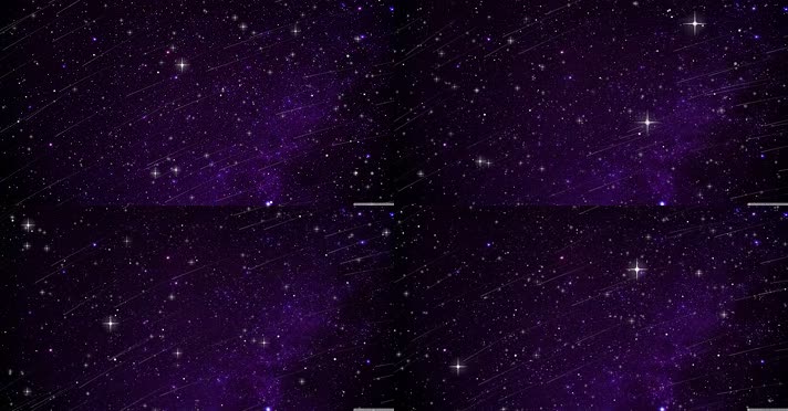 蓝色银河 流星 星空 唯美星空 宇宙